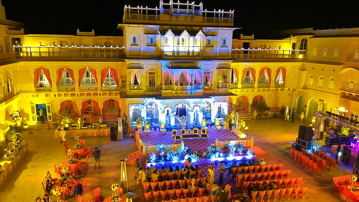 Chomu Palace Rajasthan — Royal Destination Wedding Venue